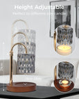 Candle Warmer Lamp - Smoky Grey - VAUCLUSE