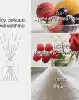 Lychee Scented Reed Diffuser - VAUCLUSE