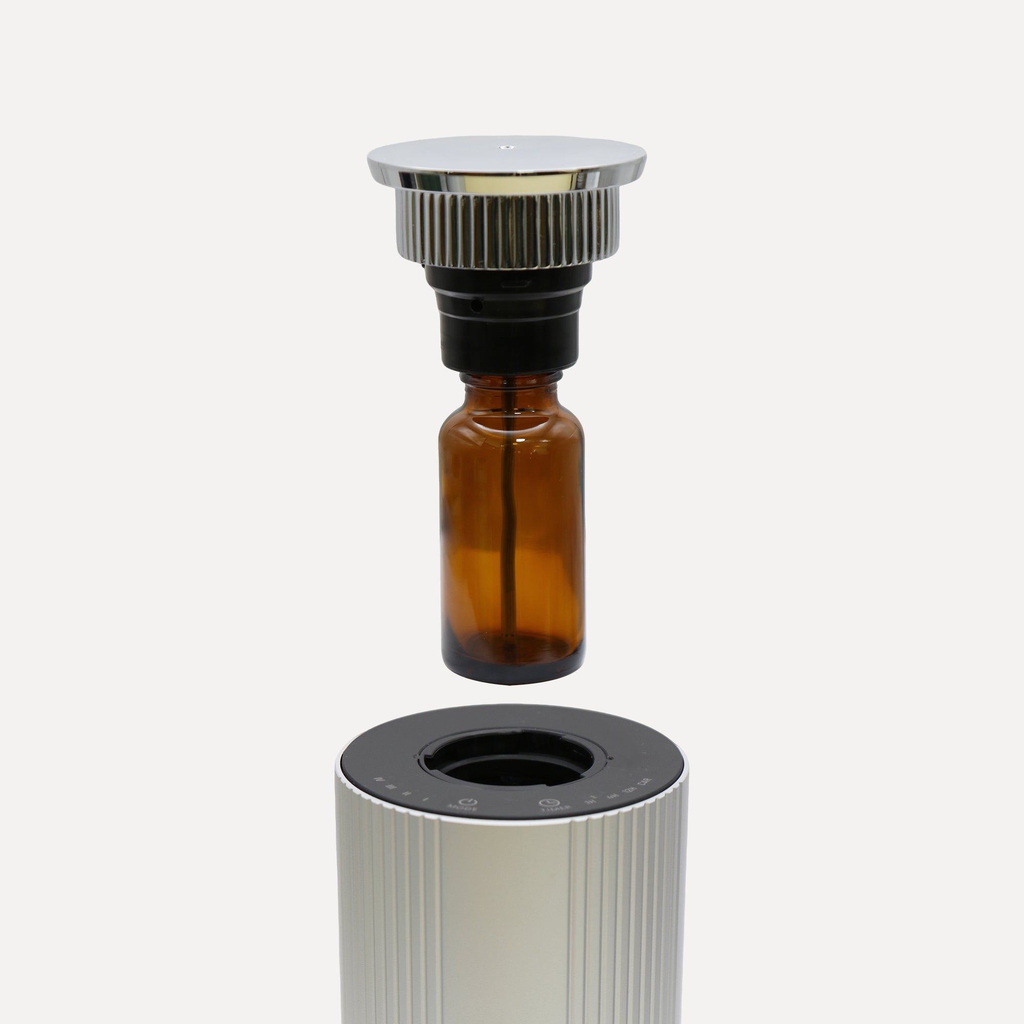帶肋精油擴散器 (銀色)