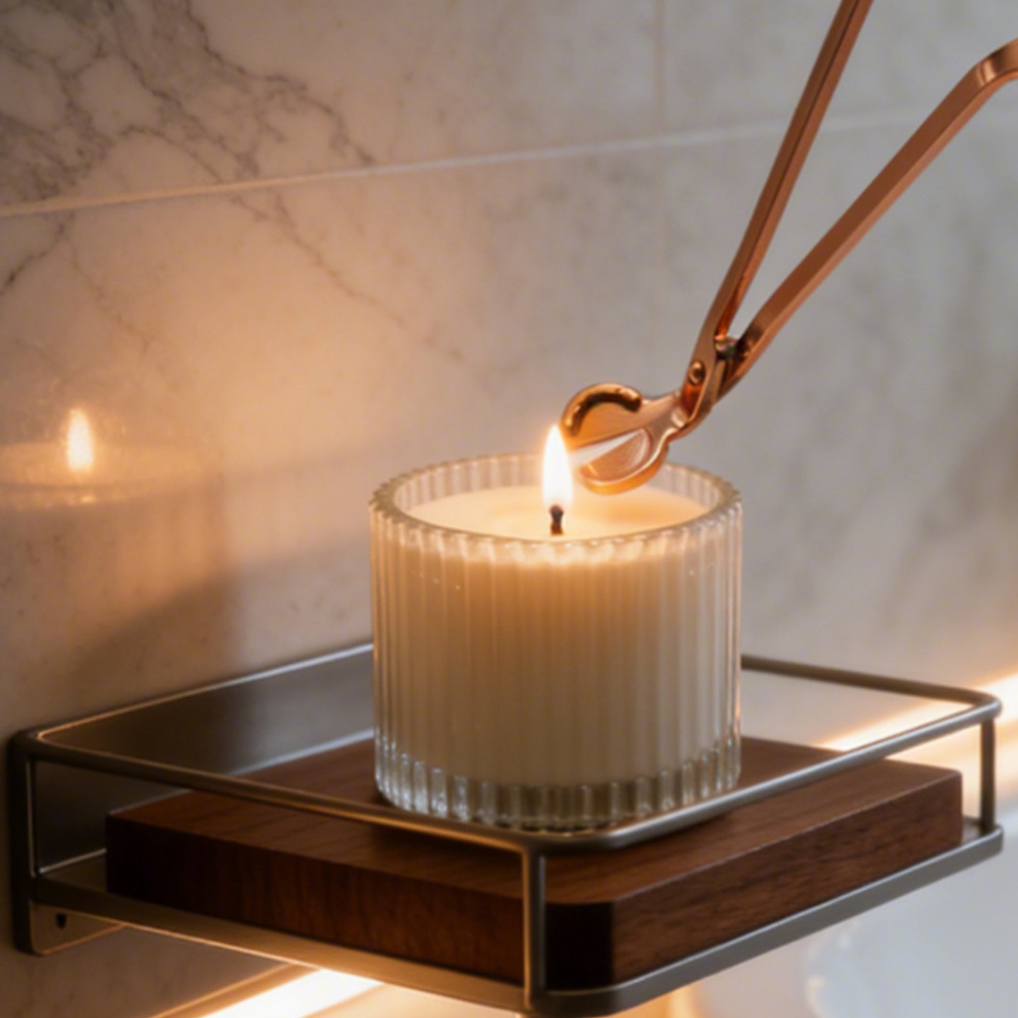 Candle Wick Trimmer, Snuffer and Dipper Set (Rose Gold) - VAUCLUSE