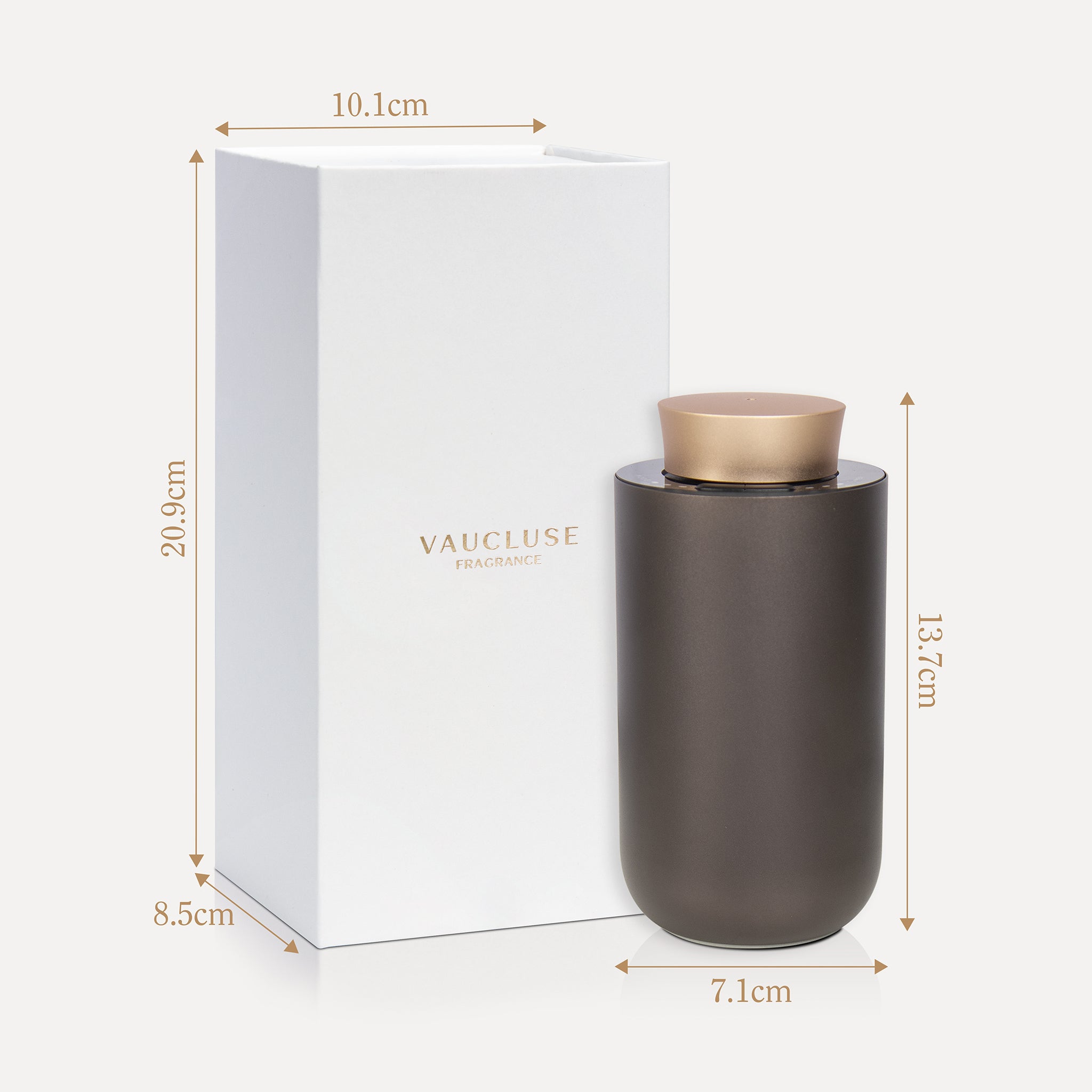 Essential Oil Diffuser (Brown Gold) - VAUCLUSE