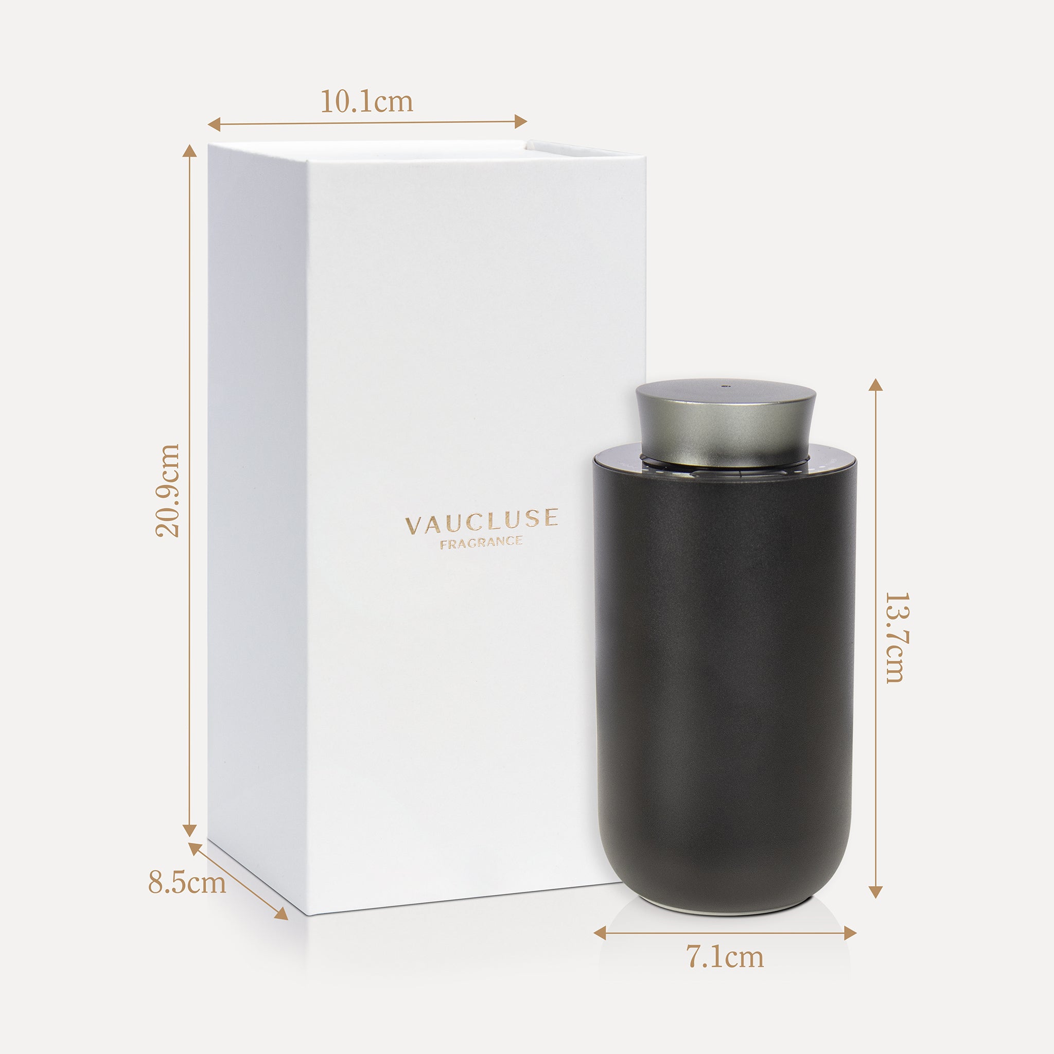 Essential Oil Diffuser (Gun Metal) - VAUCLUSE