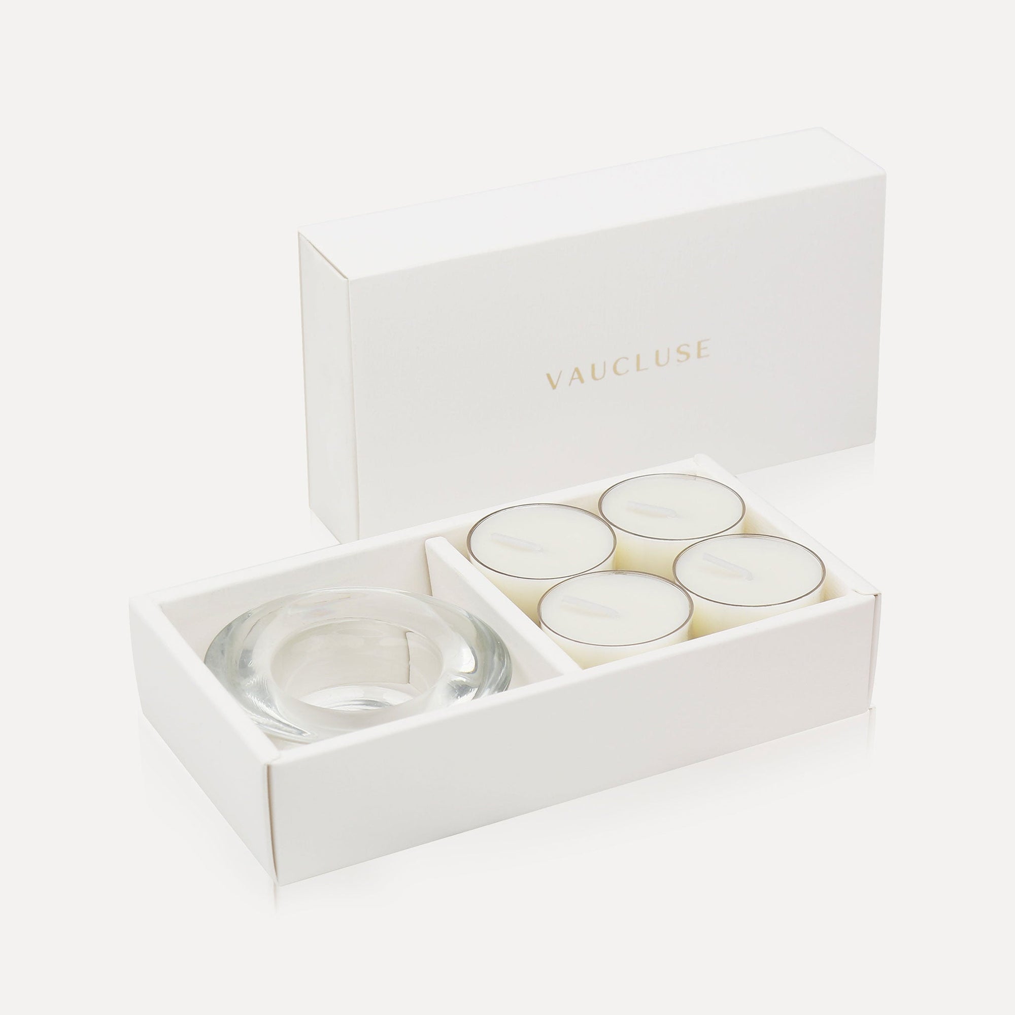 Jasmine Tealights and Candle Holder Set - VAUCLUSE