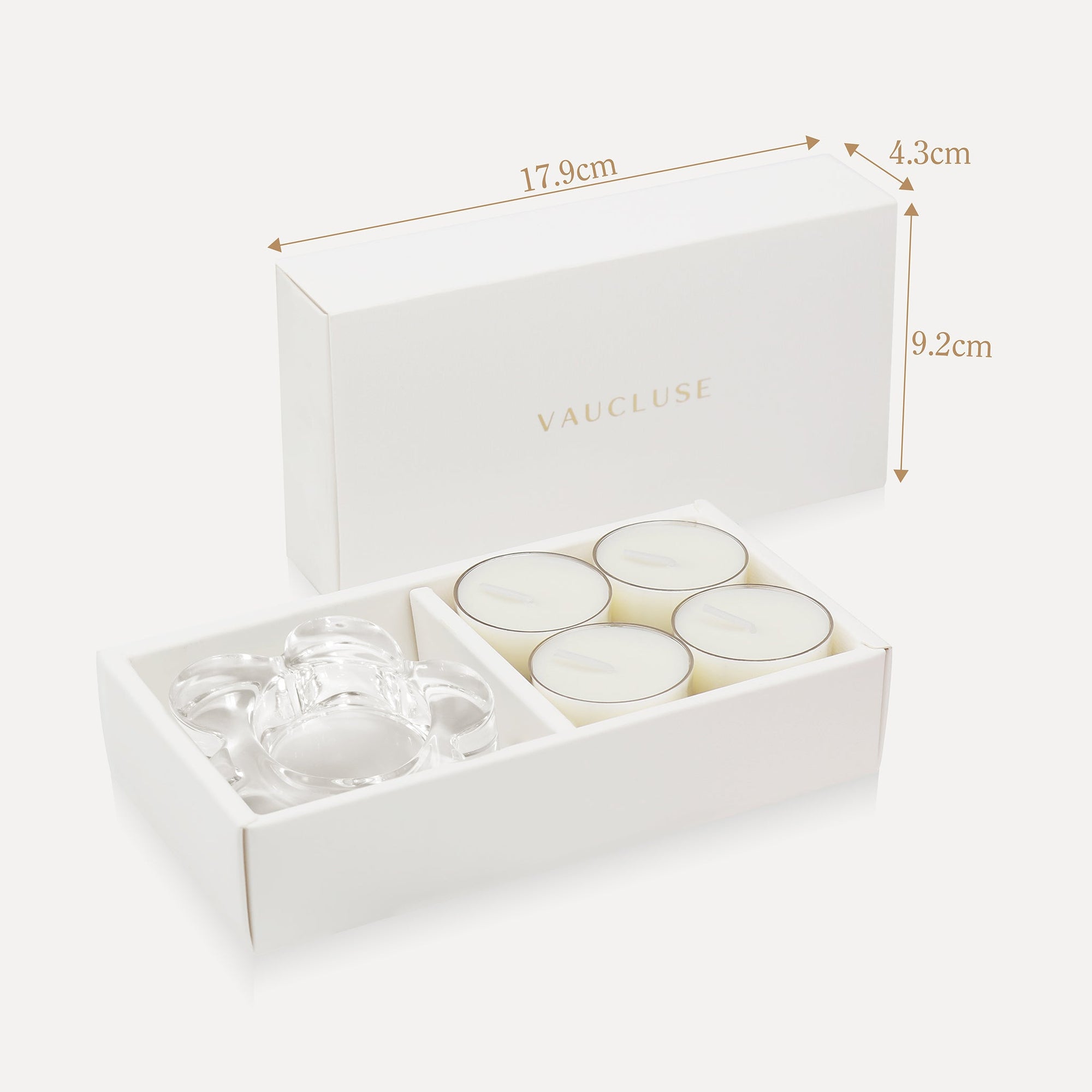 Lily Tealights and Candle Holder Set (Flower shape) - VAUCLUSE