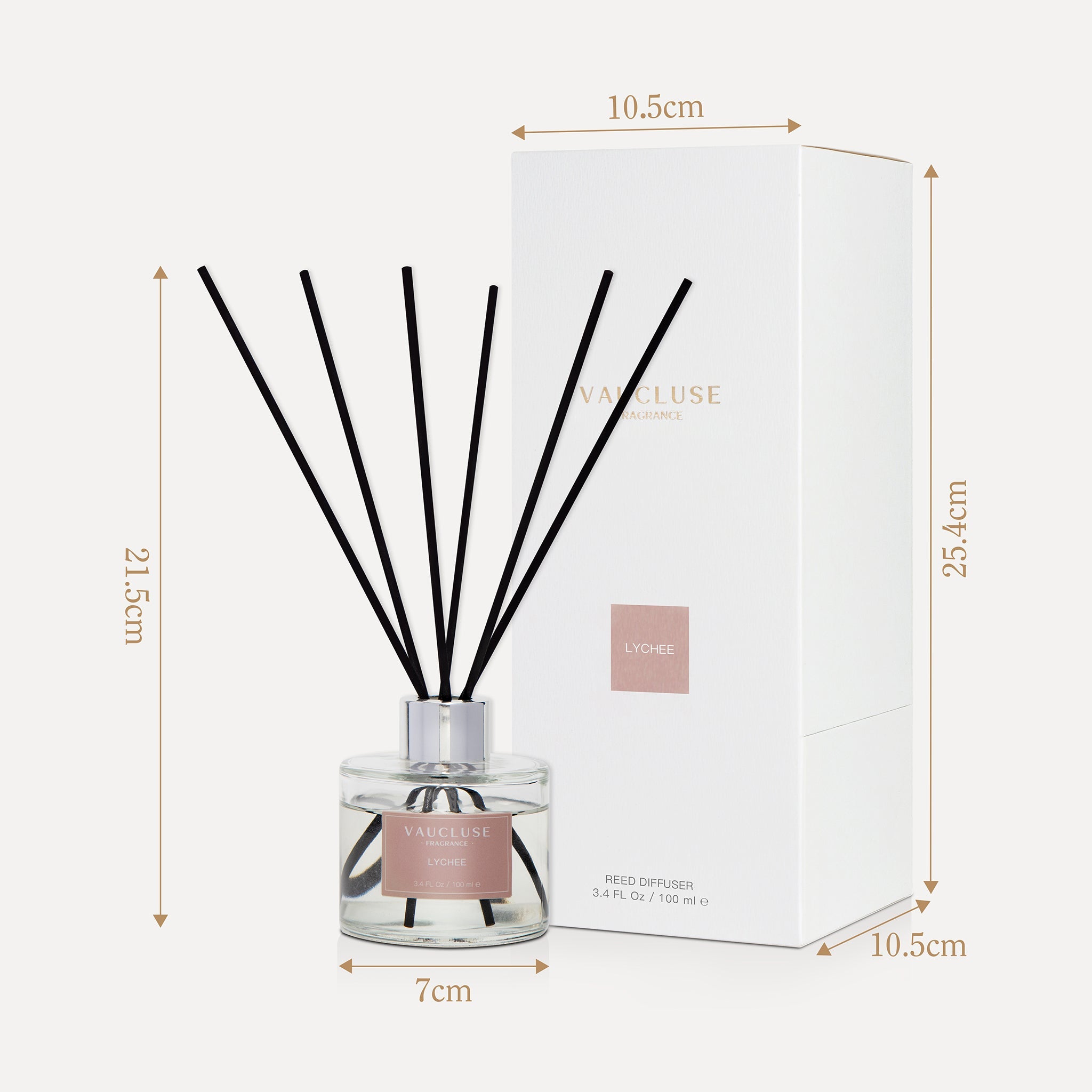 Lychee Scented Reed Diffuser - VAUCLUSE