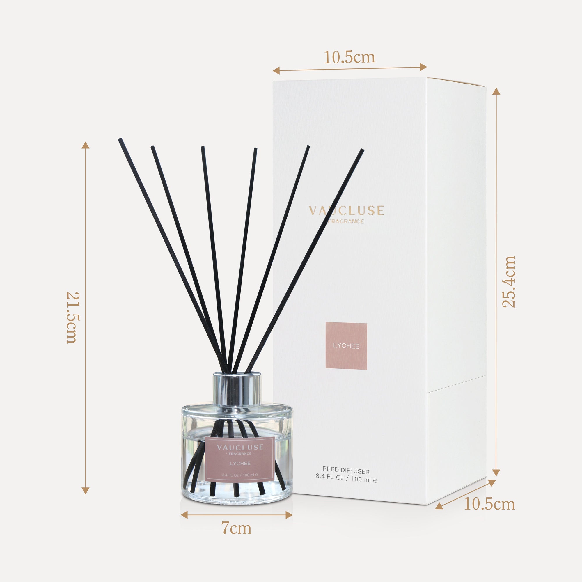 Lychee Scented Reed Diffuser - VAUCLUSE