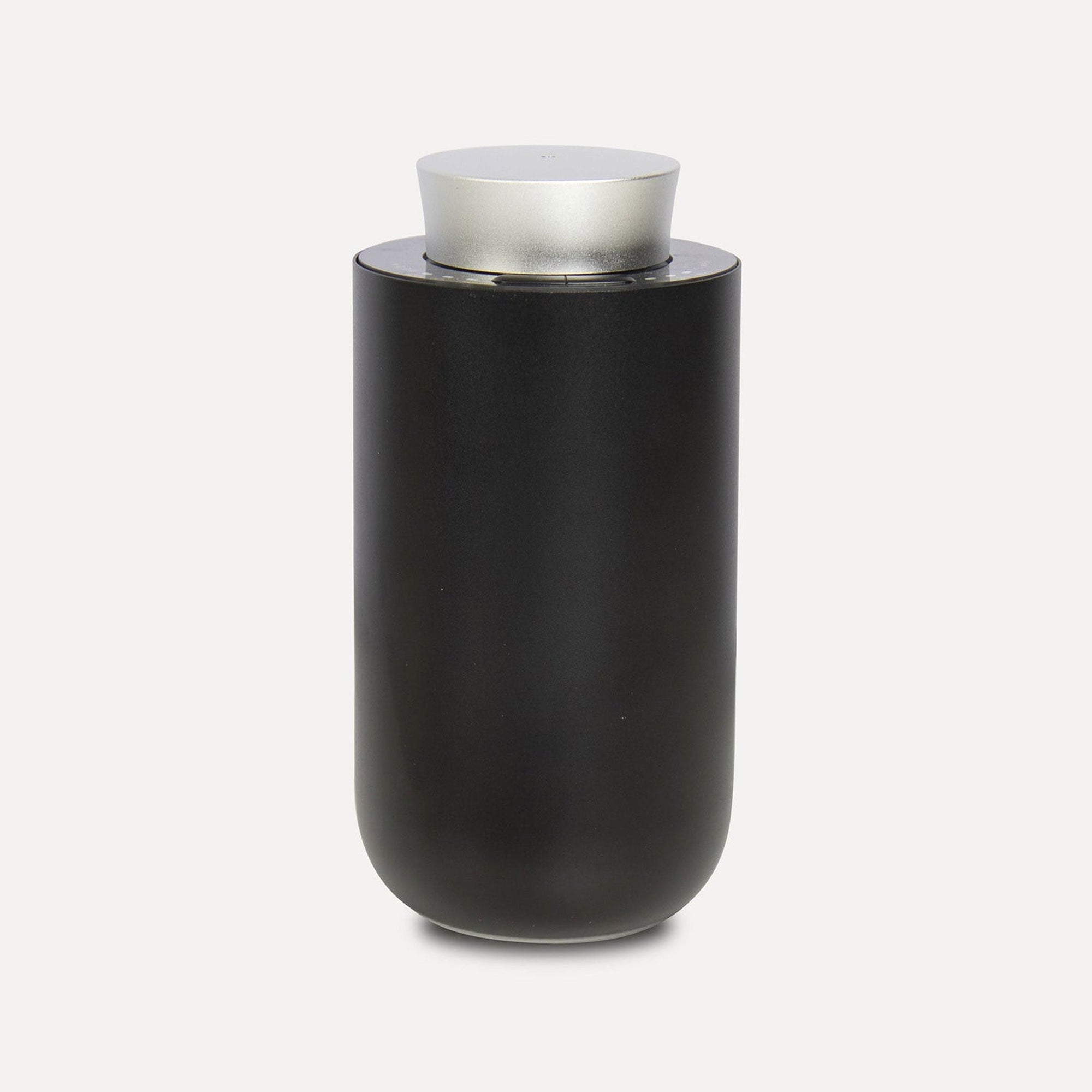 Vaucluse premium waterless electric oil diffuser in Black Silver finish, modern nebulizer design.