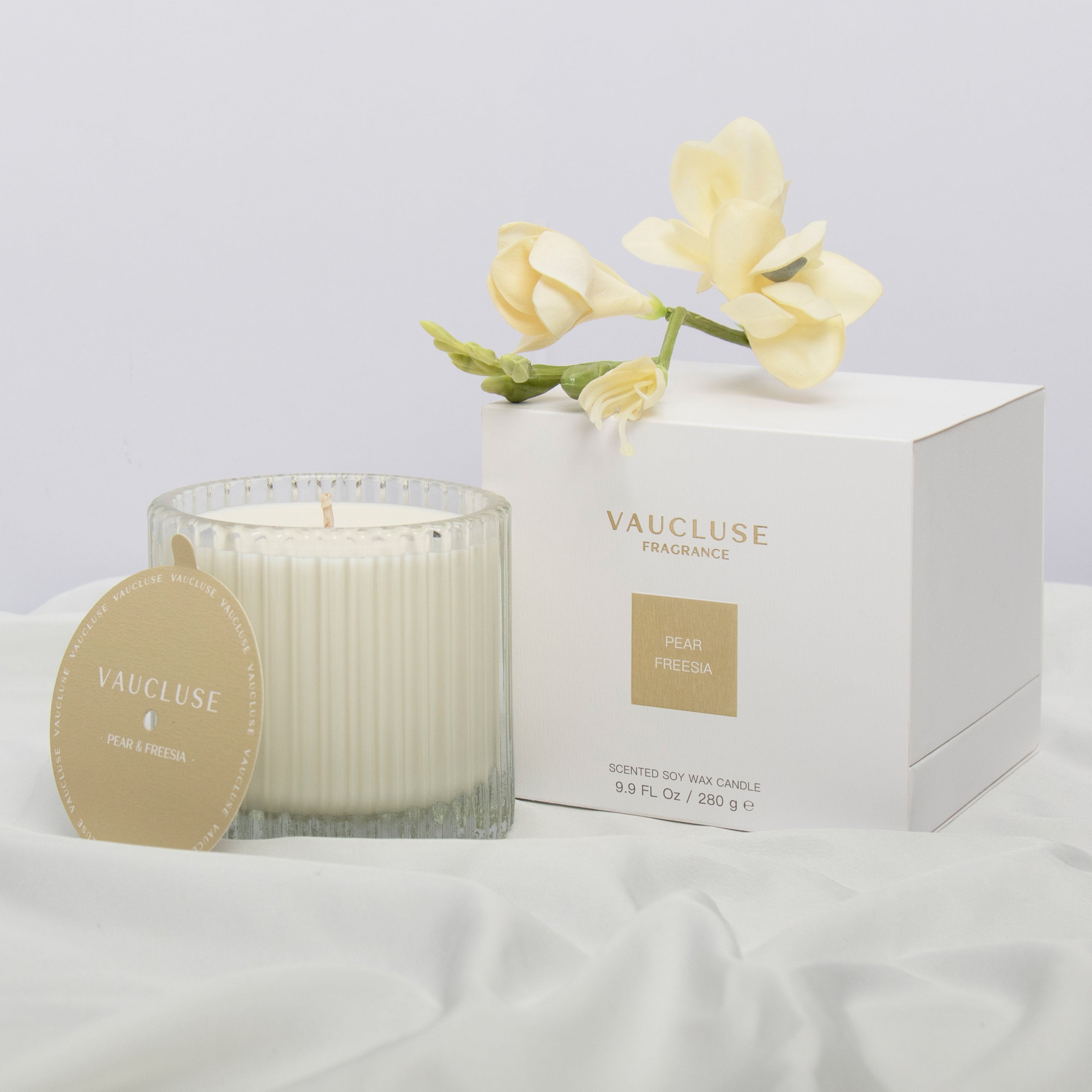 Pear &amp; Freesia Scented Candle - VAUCLUSE