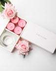 Rose Tealights and Candle Holder Set - VAUCLUSE