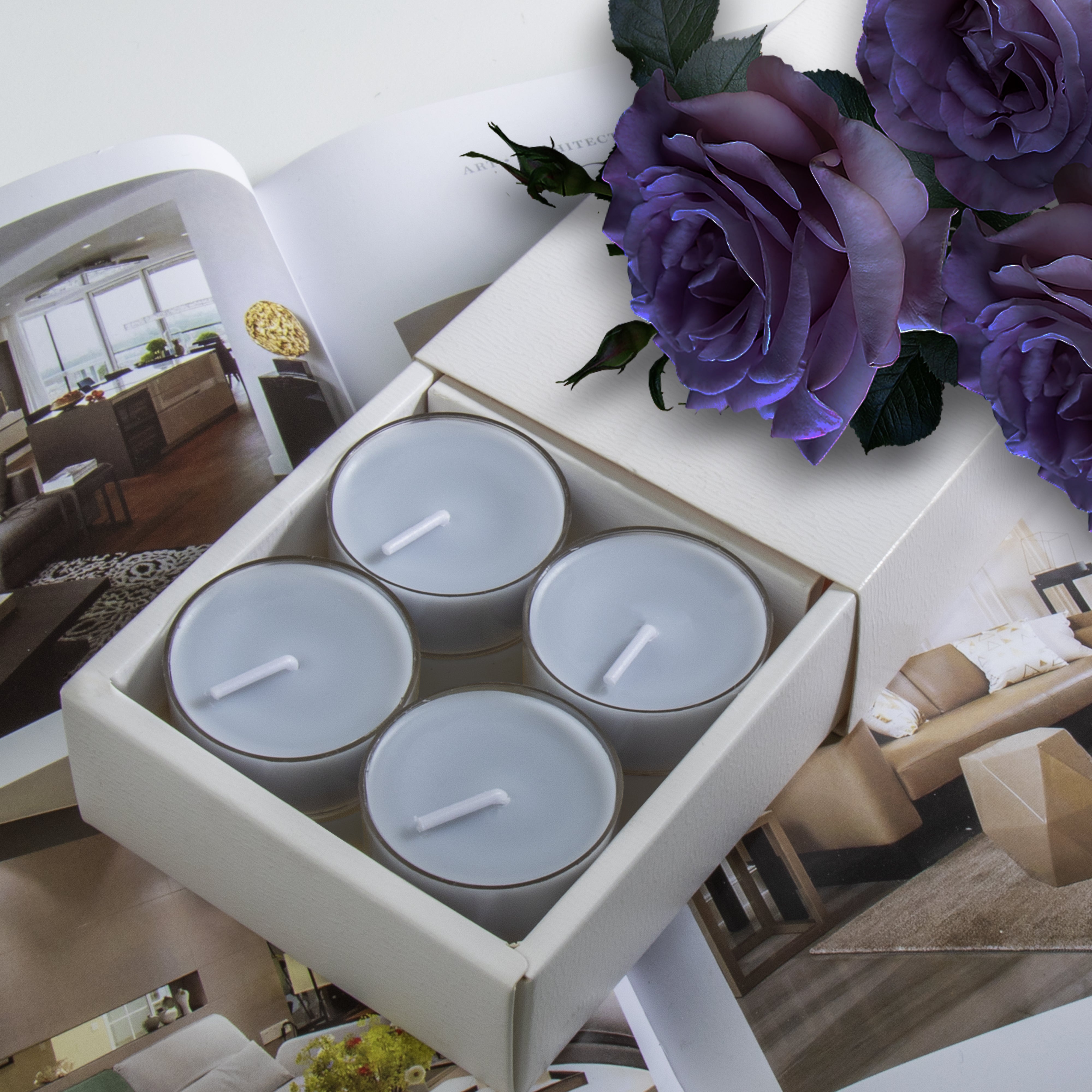 Velvet Scented Tealight Candles - VAUCLUSE